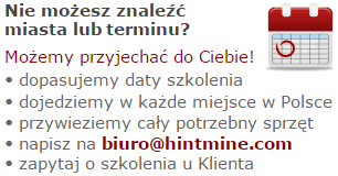 HintMine szkolenia zamknięte